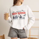 Red River, New Mexico Sweatshirt Après-Ski Crewneck - Mountain Ski Lodge Design-1