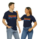 Vermont T-Shirt - Mountain Sunset Unisex Vermont Shirt-85