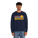 Copy of Copy of Wisconsin Sweatshirt - Retro Sunrise Unisex-16