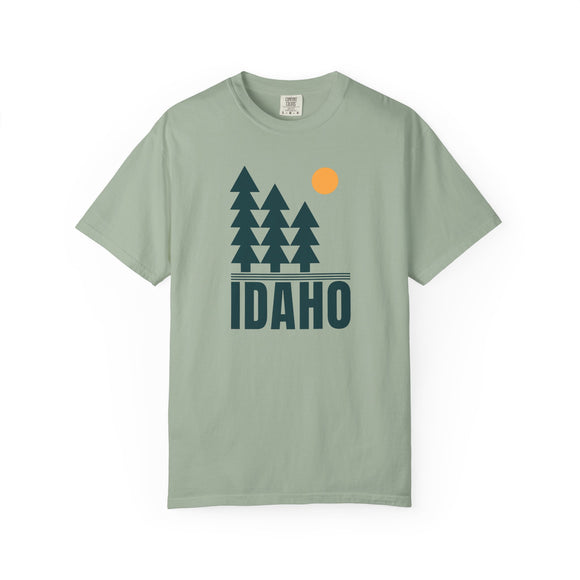 Idaho T Shirt, Comfort Colors Cotton 100% Cotton Trees Tee