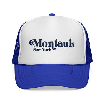 Buy royal Montauk, New York Retro Trucker Hat