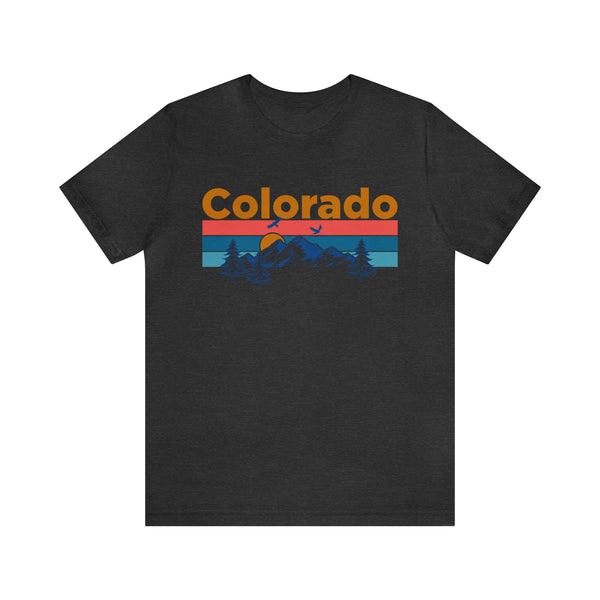 Colorado T-Shirt - Mountain Sunset Unisex Colorado Shirt
