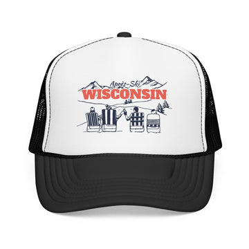 Wisconsin Après-ski Trucker Hat — Foam Mesh Cap - 0