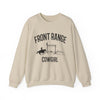 Front Range, Colorado Sweatshirt - Mountain Cowgirl Graphic Crewneck