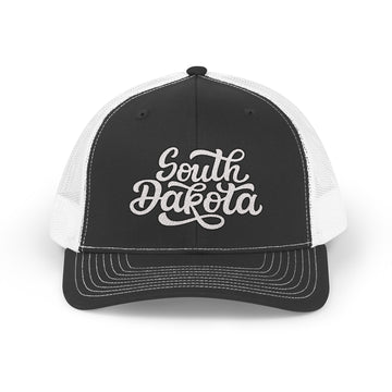South Dakota Snapback Trucker Cap - Embroidered South Dakota Hat - 0