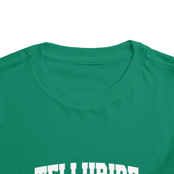 Telluride, Colorado Toddler Graphic Tee - Kids Telluride Vacation T-Shirt
