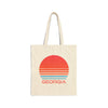 Georgia Cotton Canvas Georgia Tote Bag - Retro 80s