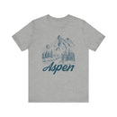 Aspen, Colorado Graphic Tee - Mountain Illustration Aspen T Shirt-5