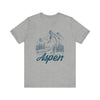 Aspen, Colorado Graphic Tee - Mountain Illustration Aspen T Shirt