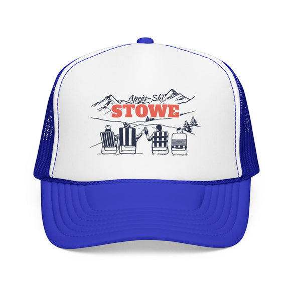 Stowe, Vermont Après-ski Trucker Hat — Foam Mesh Cap