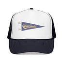 White Sands National Park Pennant Trucker Hat — Vintage Foam Mesh Cap-1