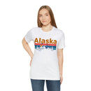 Alaska T-Shirt - Mountain Sunset Unisex Alaska Shirt-14