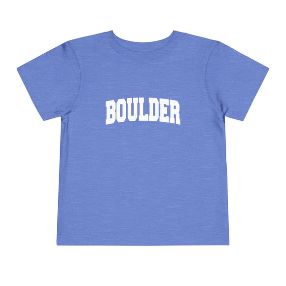 Boulder, Colorado Toddler Graphic Tee - Kids Boulder Vacation T-Shirt