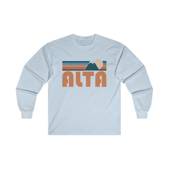 Alta, Utah Long Sleeve Shirt - Retro Unisex Alta Long Sleeve Tee