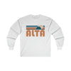 Alta, Utah Long Sleeve Shirt - Retro Unisex Alta Long Sleeve Tee