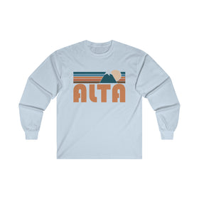 Alta, Utah Long Sleeve Shirt - Retro Unisex Alta Long Sleeve Tee