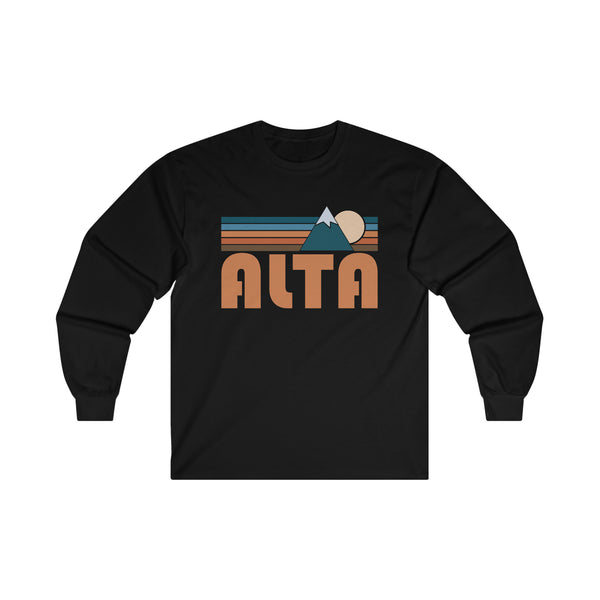 Alta, Utah Long Sleeve Shirt - Retro Unisex Alta Long Sleeve Tee