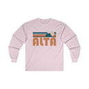 Alta, Utah Long Sleeve Shirt - Retro Unisex Alta Long Sleeve Tee-7