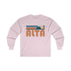 Alta, Utah Long Sleeve Shirt - Retro Unisex Alta Long Sleeve Tee