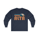 Alta, Utah Long Sleeve Shirt - Retro Unisex Alta Long Sleeve Tee-8