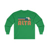 Alta, Utah Long Sleeve Shirt - Retro Unisex Alta Long Sleeve Tee
