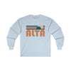 Alta, Utah Long Sleeve Shirt - Retro Unisex Alta Long Sleeve Tee