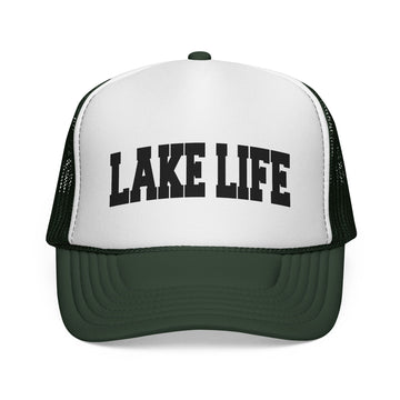 Buy dark-green Lake Life Retro Collegiate Style Trucker Hat