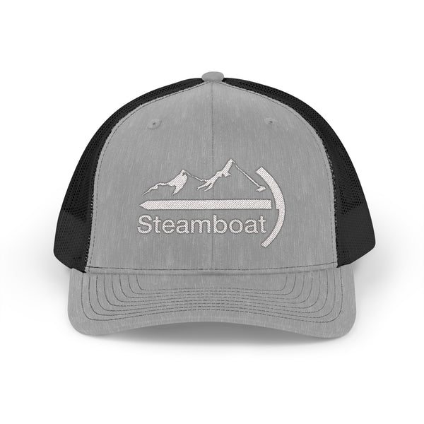 Steamboat, Colorado Snapback Trucker Cap - Embroidered Steamboat Hat