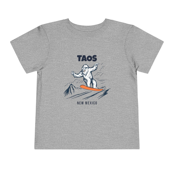Taos, New Mexico Yeti Snowboard Toddler Tee
