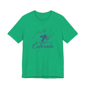 Buy heather-kelly Colorado T Shirt - Vintage Ski Graphic Colorado Tee