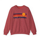 California Sweatshirt Retro Sun Unisex - Vintage California Inspired Warm Pullover Jumper-6