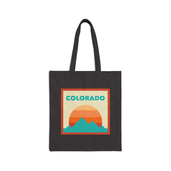 Colorado Tote Bag, Cotton Canvas Tote Bag, Reusable Shopping Bag, Eco-Friendly Tote, Colorado Gift