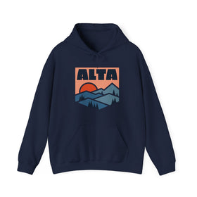 Buy navy Alta, Utah Hoodie - Unisex Alta Hoodie Graphic Sweatshirt