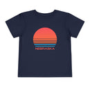 Nebraska Toddler T-Shirt - Retro 80s Unisex Toddler Nebraska Shirt-1