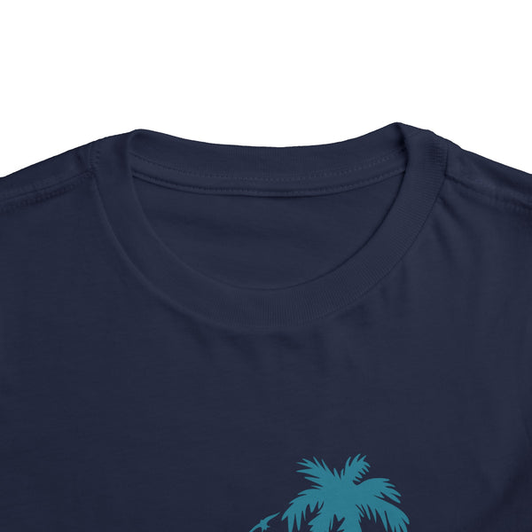 Honolulu, Hawaii Toddler T-Shirt - Retro Palm Tree Toddler Honolulu Shirt