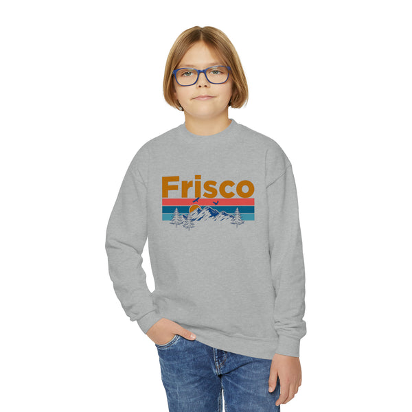 Frisco, Colorado Youth Sweatshirt - Unisex Kid's Frisco Crewneck Sweatshirt