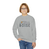 Boise, Idaho Youth Sweatshirt - Unisex Kid's Boise Crewneck Sweatshirt