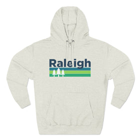 Premium Raleigh, North Carolina Hoodie - Retro Unisex Raleigh Sweatshirt