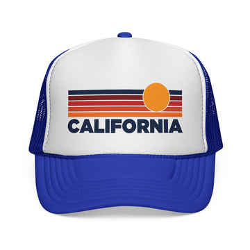 Buy royal California Retro Sun Trucker Hat - Vintage Style California Cap