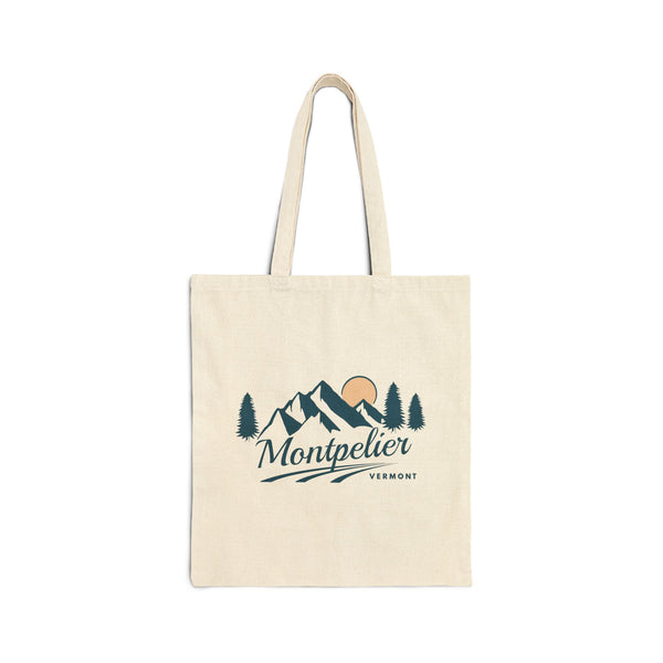Montpelier, Vermont Cotton Canvas Tote Bag - 15