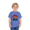 Jackson Hole, Wyoming Toddler T-Shirt - Retro Palm Tree Toddler Jackson Hole Shirt