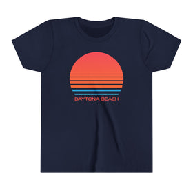 Daytona Beach, Florida Youth Shirt - Retro 80s Daytona Beach Kid's T-Shirt