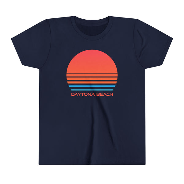 Daytona Beach, Florida Youth Shirt - Retro 80s Daytona Beach Kid's T-Shirt