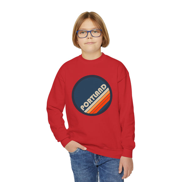 Portland, Oregon Youth Crewneck Sweatshirt - Unisex Kid's Portland, Oregon Sweatshirt
