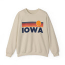 Iowa Sweatshirt Retro Sun Unisex - Vintage Iowa Inspired Warm Pullover Jumper-2