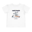 Lake Placid, New York Yeti Snowboard Toddler Tee-2