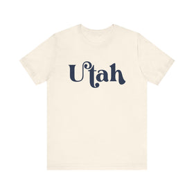 Buy natural Utah Graphic Tee, Casual T-Shirt, Vintage Style Shirt