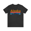 Alaska T-Shirt - Mountain Sunset Unisex Alaska Shirt