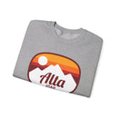 Alta, Utah Sweatshirt - Unisex Retro Ombre Crewneck Alta Sweatshirt-18