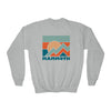 Mammoth, California Youth Sweatshirt - Unisex Kid's Mammoth Crewneck Sweatshirt